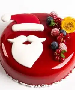 Alternative view of Chocolade Lakzegel Merry Christmas Goudgeel 12 stuks