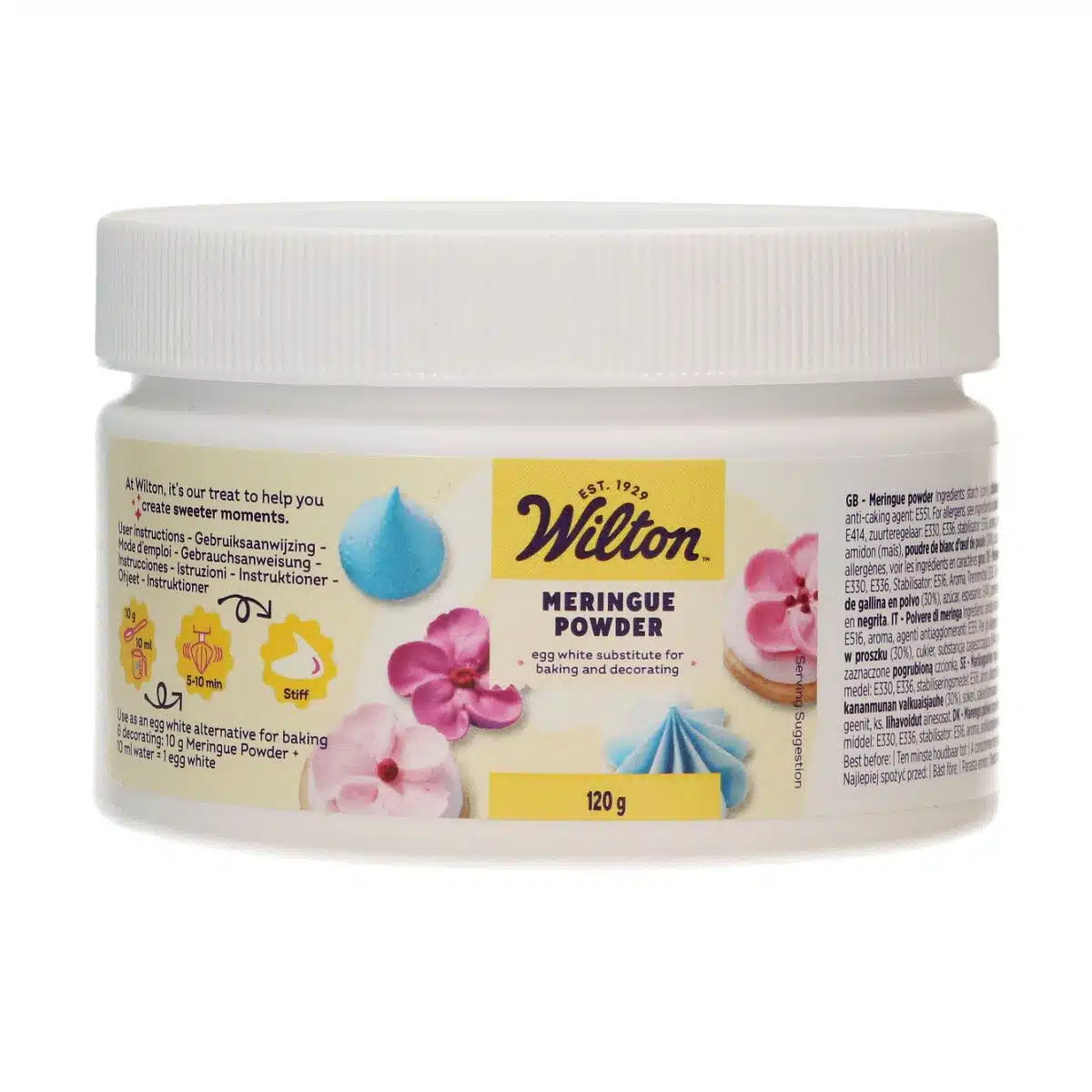 Wilton meringue poeder - 120g bij cake, bake & love 5 Wilton meringue poeder - 120g