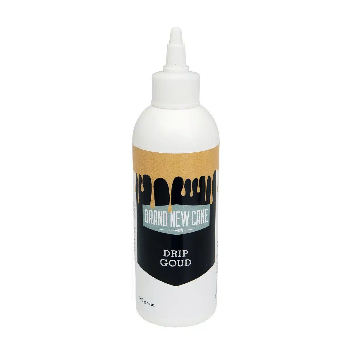 Brandnewcake drip goud 180g bij cake, bake & love 5 Brandnewcake drip goud 180g