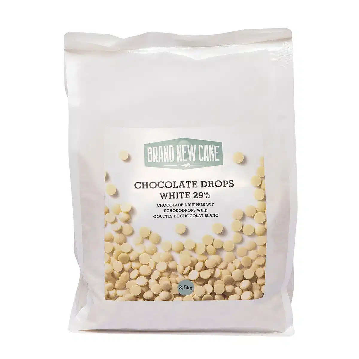 Brand new cake chocolade druppels wit (29%) bij cake, bake & love 5 Brand new cake chocolade druppels wit (29%)