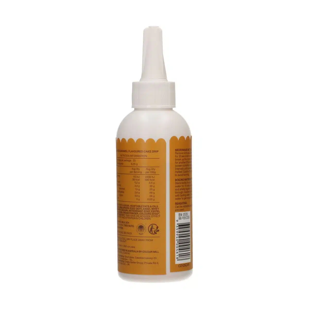 Colour mill choco drip 125g - salted caramel bij cake, bake & love 7 Colour mill choco drip 125g - salted caramel - afbeelding 3