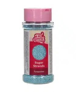 FunCakes Sugar Strands Turquoise 80 g