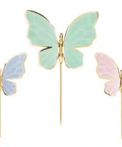 PartyDeco Caketopper Vlinders