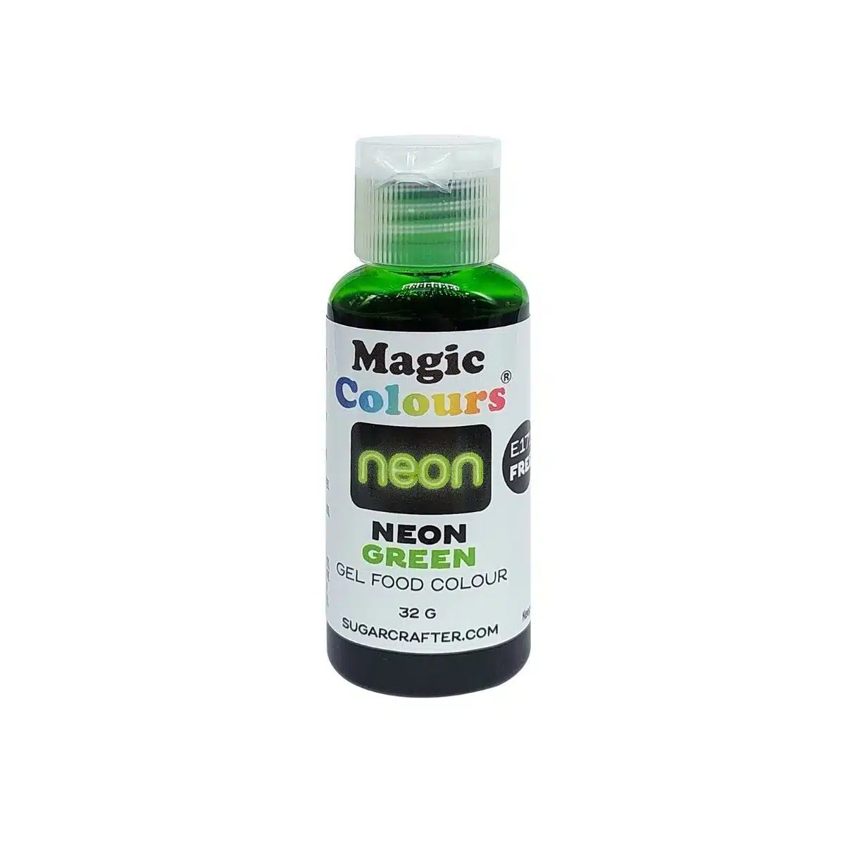 Magic colours - neon green colour paste 32g bij cake, bake & love 5 Magic colours - neon green colour paste 32g