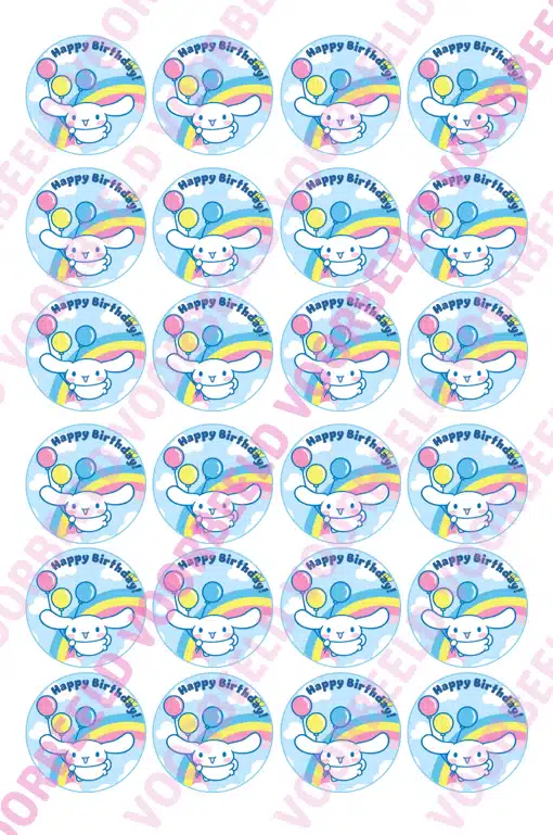 Eetbare cupcakeprint cinnamon roll - 24 cupcake rondjes bij cake, bake & love 5 Eetbare cupcakeprint cinnamon roll - 24 cupcake rondjes