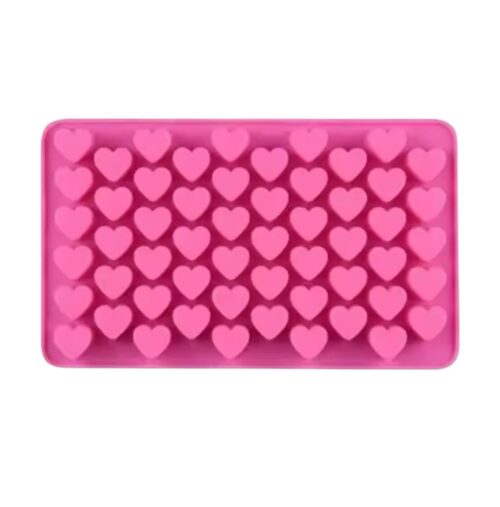 Chocolade en candy mould mini hearts