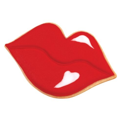 Wilton koekjesuitsteker set - valentines lips xo pk/3 - afbeelding 2