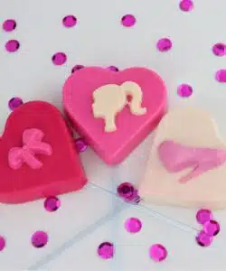 Alternative view of BWB Chocolade Mal 3-delig - Hart Lolly