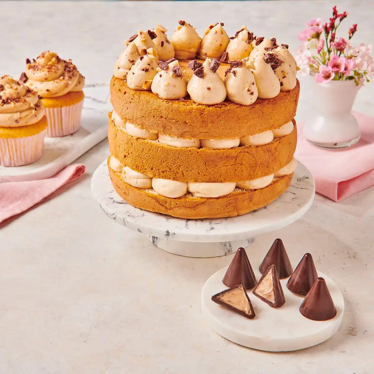 Funcakes spread - melk choconut 250g bij cake, bake & love 6 Funcakes spread - melk choconut 250g - afbeelding 2