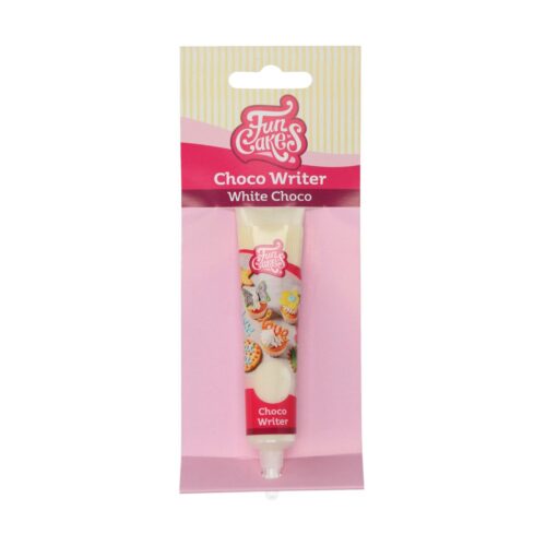 Funcakes choco writer 25 g witte choco