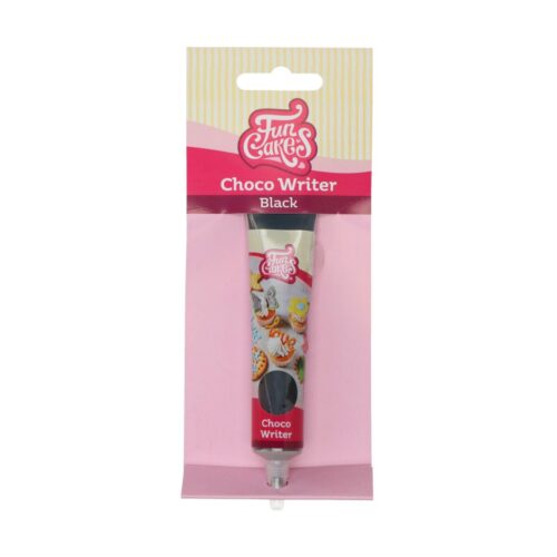 Funcakes choco writer 25 g zwart