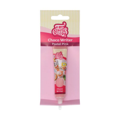 Funcakes choco writer 25 g pastel pink