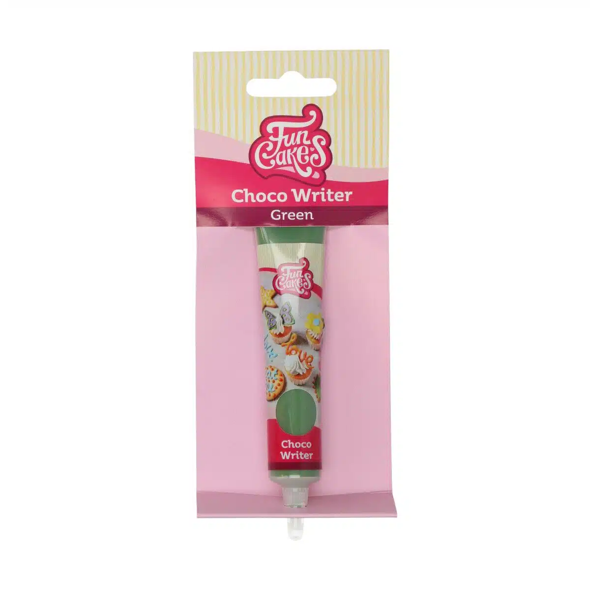 Funcakes choco writer 25 g green bij cake, bake & love 5 Funcakes choco writer 25 g green