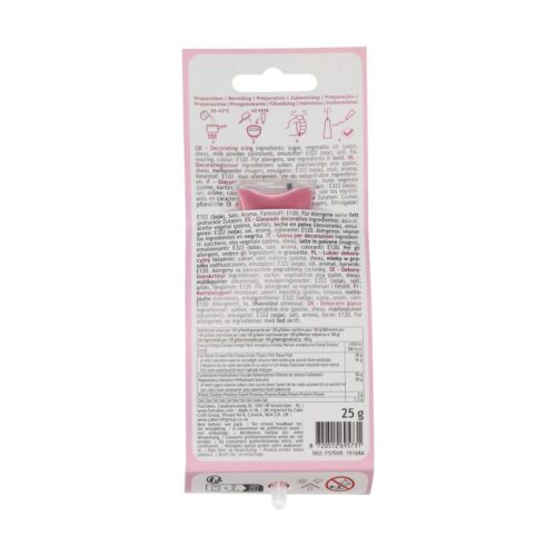 Funcakes choco writer 25 g old pink - afbeelding 3