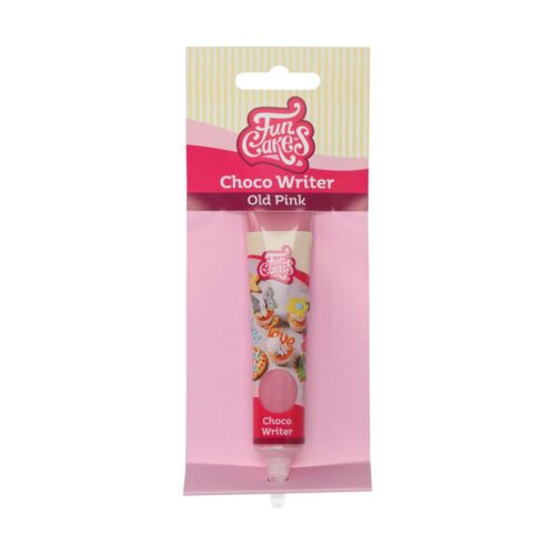 Funcakes choco writer 25 g old pink