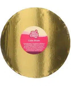 FunCakes Cake Drum Rond Ø25 cm - Goud - 2 cm dik