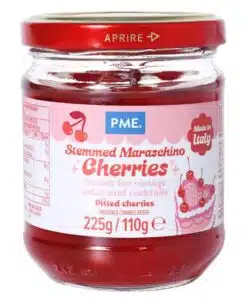 PME Rode Maraschino Kersen met Stelen (225g)