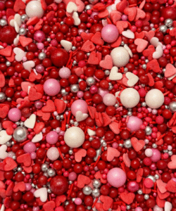 Sprinkley Sprinkles - Valentine Hearts Mix - 80 gram