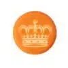 Chocolade decoratie oranje koningsdag kroontjes 12 stuks bij cake, bake & love 3
