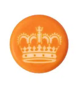 Chocolade Decoratie Oranje Koningsdag Kroontjes 12 stuks