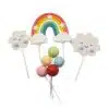 Wolk & regenboog taart decoratieset bij cake, bake & love 1