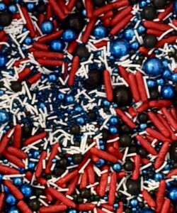 Sprinkley sprinkles - spiderman mix - 80 gram