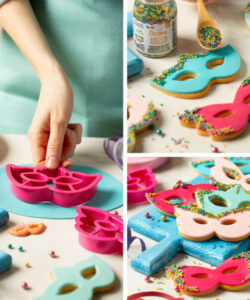 Koekjesuitsteker set maskers bij cake, bake & love 9