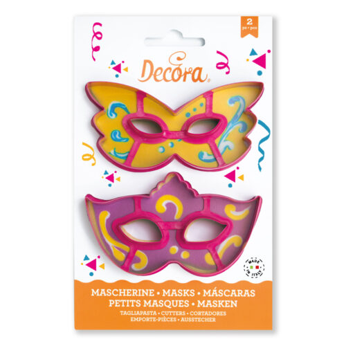 Koekjesuitsteker set maskers