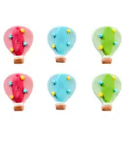Alternative view of Suikerdecoratie groot Luchtballonnen 6 stuks
