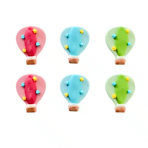 Suikerdecoratie groot luchtballonnen 6 stuks bij cake, bake & love 6 Suikerdecoratie groot luchtballonnen 6 stuks - afbeelding 2