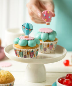 Suikerdecoratie groot luchtballonnen 6 stuks bij cake, bake & love 10