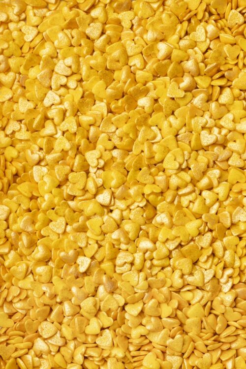 Sprinkley sprinkles - gouden hartjes 80 gram