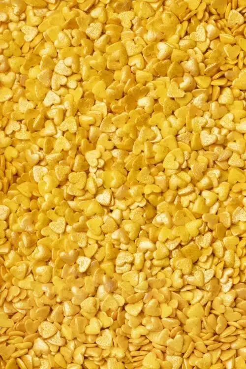 Sprinkley sprinkles - gouden hartjes 80 gram