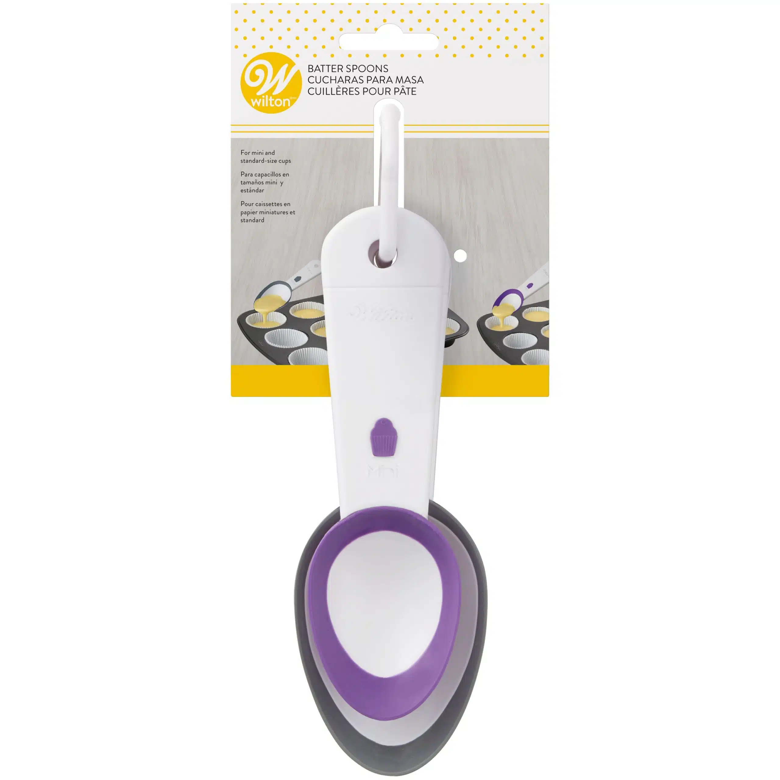 Wilton cupcakebeslag lepels set/2 bij cake, bake & love 5 Wilton cupcakebeslag lepels set/2