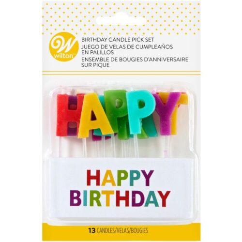 Wilton kaarsen happy birthday set/13 - afbeelding 2