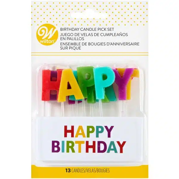 Wilton kaarsen happy birthday set/13 bij cake, bake & love 6 Wilton kaarsen happy birthday set/13 - afbeelding 2