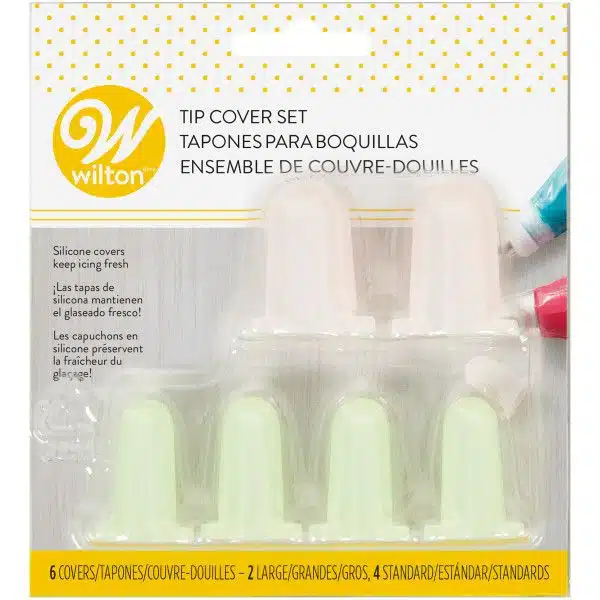 Wilton spuitmondjes covers set/6 bij cake, bake & love 5 Wilton spuitmondjes covers set/6