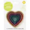 Wilton dubbelzijdige uitstekers hart set/6 bij cake, bake & love 3