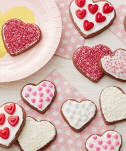 Wilton dubbelzijdige uitstekers hart set/6 bij cake, bake & love 13