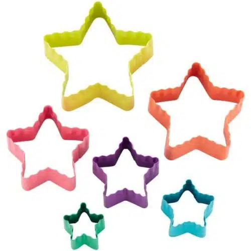 Wilton dubbelzijdige uitstekers ster set/6 - afbeelding 3