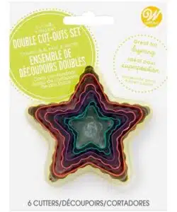 Wilton Dubbelzijdige Uitstekers Ster Set/6