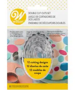 Wilton Dubbelzijdige Uitstekers Ovaal Set/6