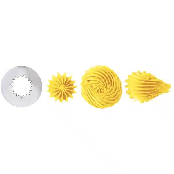 Wilton decorating tip - 6b open star carded set/3 bij cake, bake & love 6 Wilton decorating tip - 6b open star carded set/3 - afbeelding 2