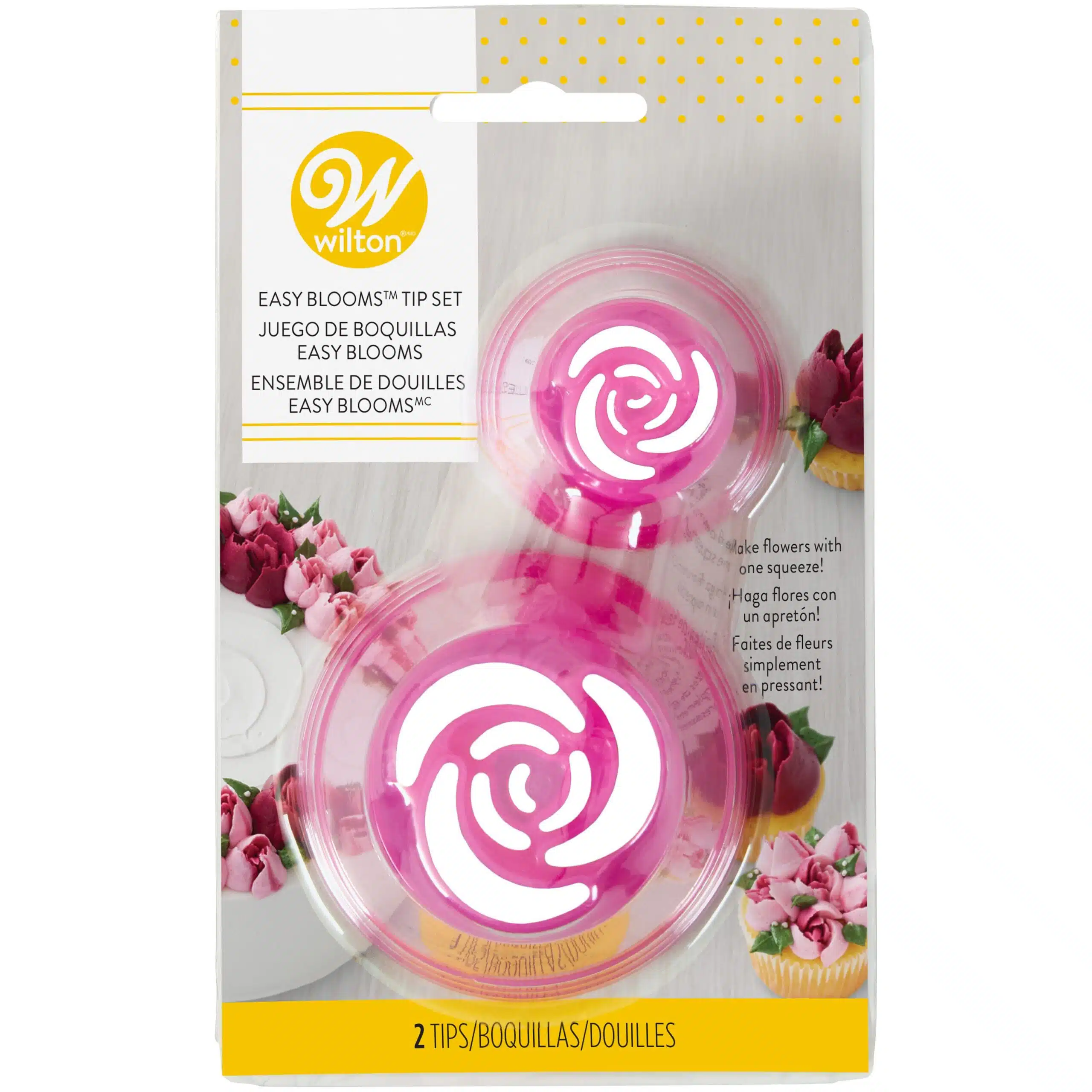Wilton decorating tip easy blooms™ set/2 bij cake, bake & love 5 Wilton decorating tip easy blooms™ set/2