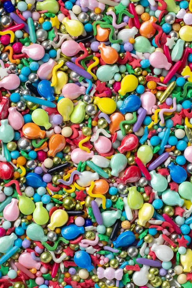 Sprinkley sprinkles - birthday party mix 80 gram bij cake, bake & love 5 Sprinkley sprinkles - birthday party mix 80 gram