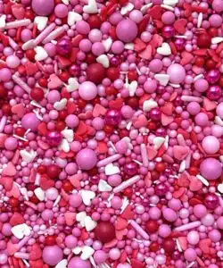 Sprinkley Sprinkles - Valentine Hearts Mix - 80 gram