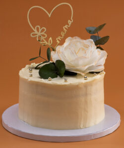 Caketopper goud hart mamma bij cake, bake & love 12