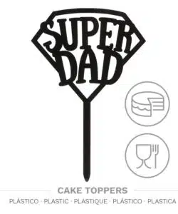Alternative view of Caketopper Super Dad