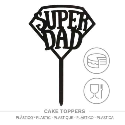 Caketopper super dad - afbeelding 2