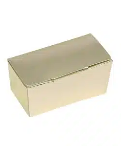 Alternative view of Bonbondoosje Goud Metallic -2 bonbons- 3 stuks